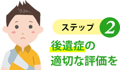 後遺症の適切な評価を